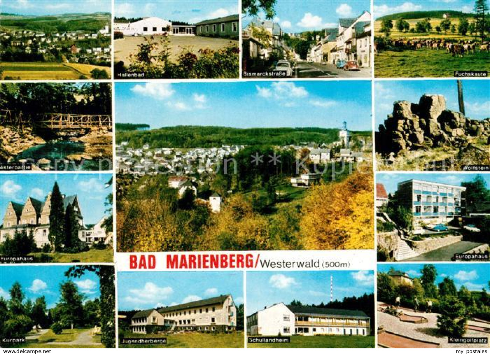 73145016 Bad Marienberg Teilansichten Kurort Im Westerwald Bad Marienberg - Bad Marienberg