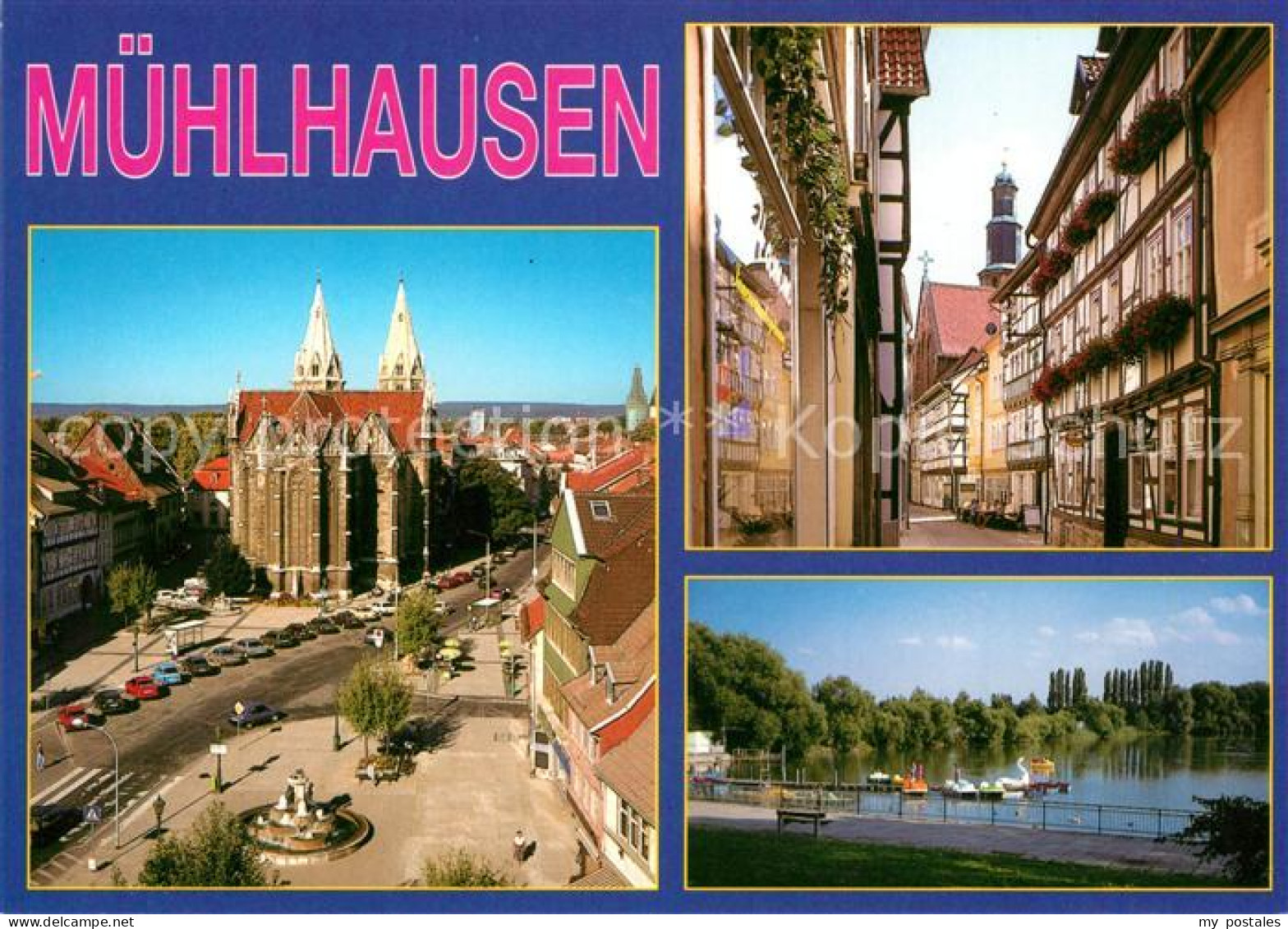 73145006 Muehlhausen Thueringen Blick Vom Hotel Stadt Muehlhausen Divi Blasii Ki - Muehlhausen