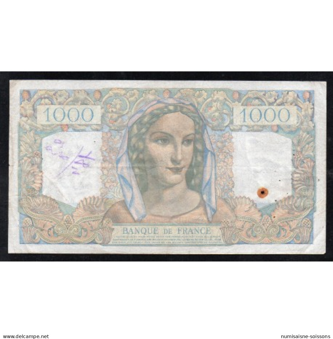 FAY 41/22 - 1000 FRANCS MINERVE ET HERCULE - 15/07/1948 - A.448 - PICK 130 - TB - 1 000 F 1945-1950 ''Minerve Et Hercule''