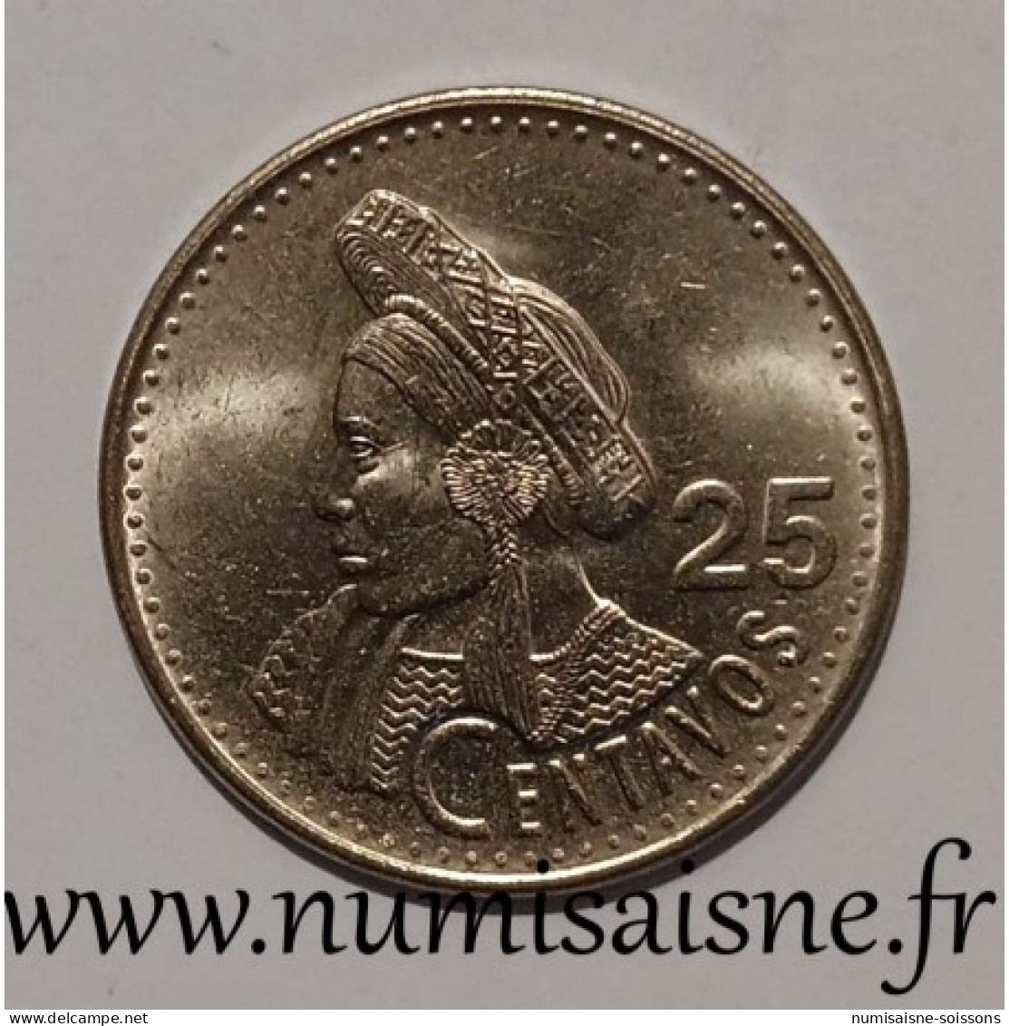 GUATEMALA - KM 278.6 - 25 CENTAVOS 1998 - SPL - Guatemala