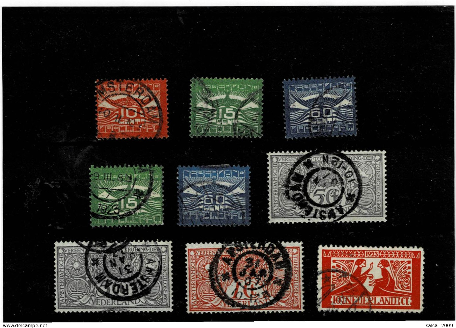 NEDERLAND ,9 Pezzi Usati ,1 Solo Difettoso ,in Genere Qualita Buona - Used Stamps