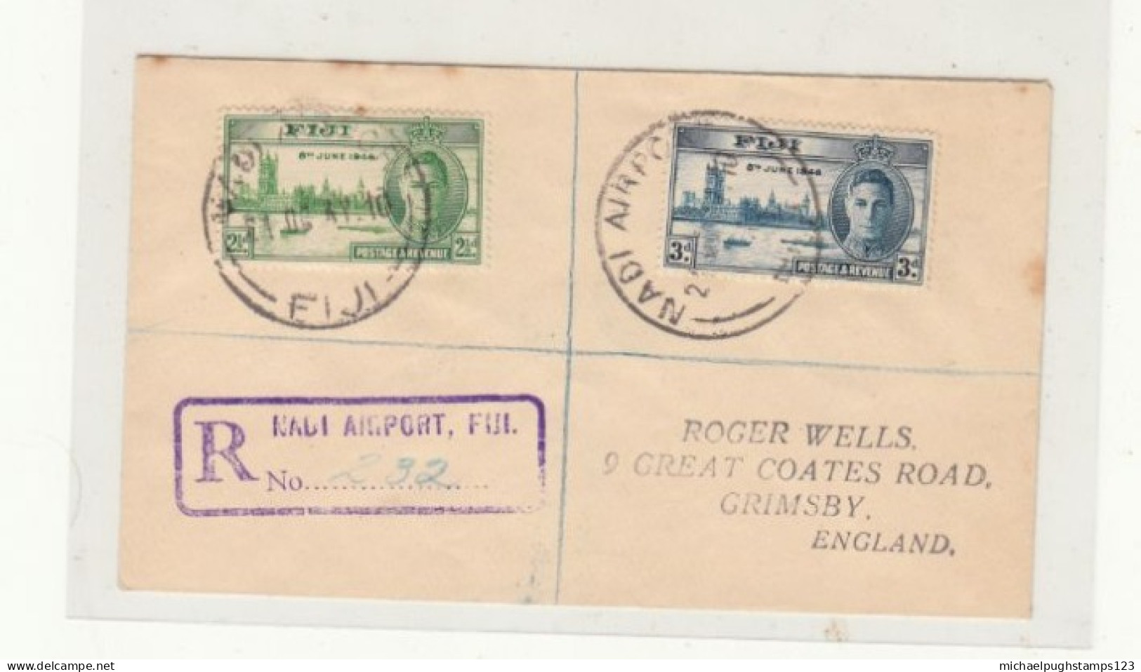 Fiji / Airport Postmarks - Fiji (1970-...)