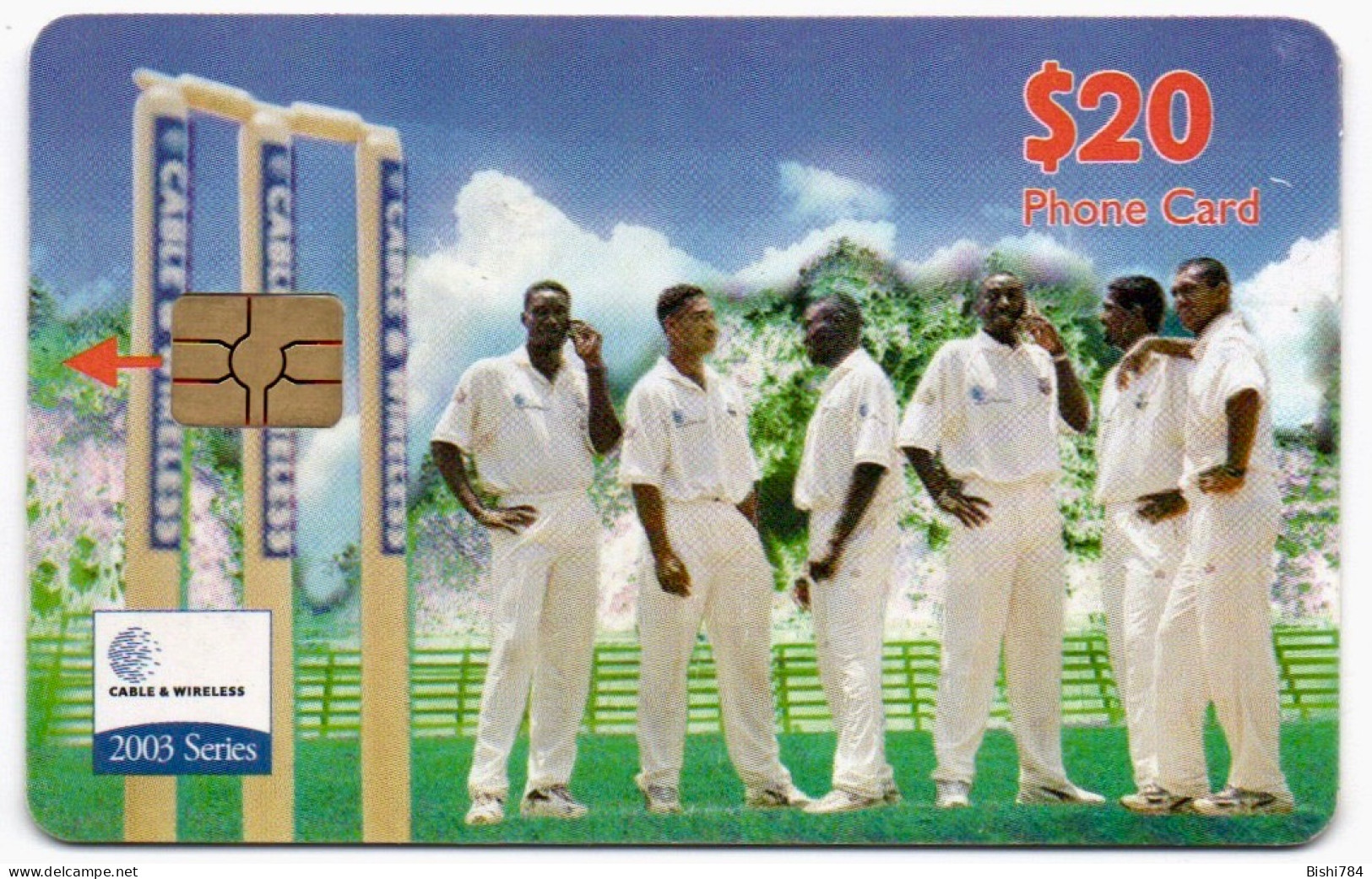 St. Lucia - Live The Passion (Cricketers) General Card - 0026XXXX - St. Lucia