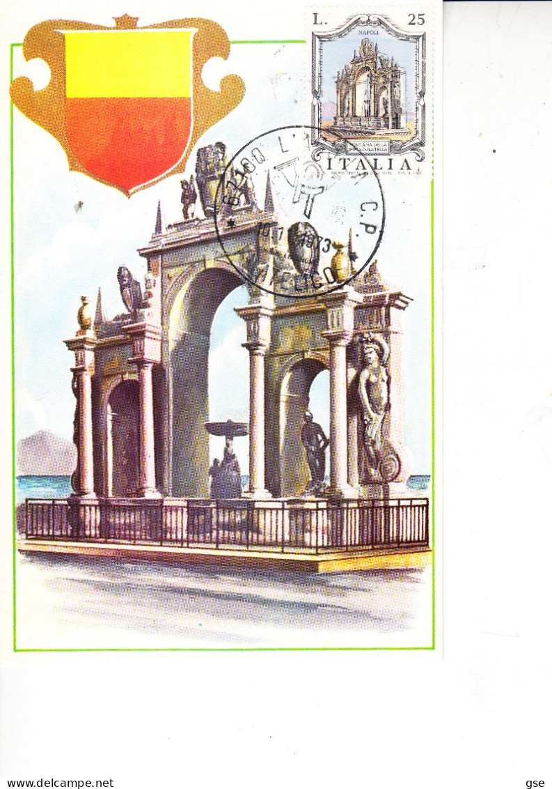 ITALIA  1973 - Fontana Dell'Immacolatella - Scultura