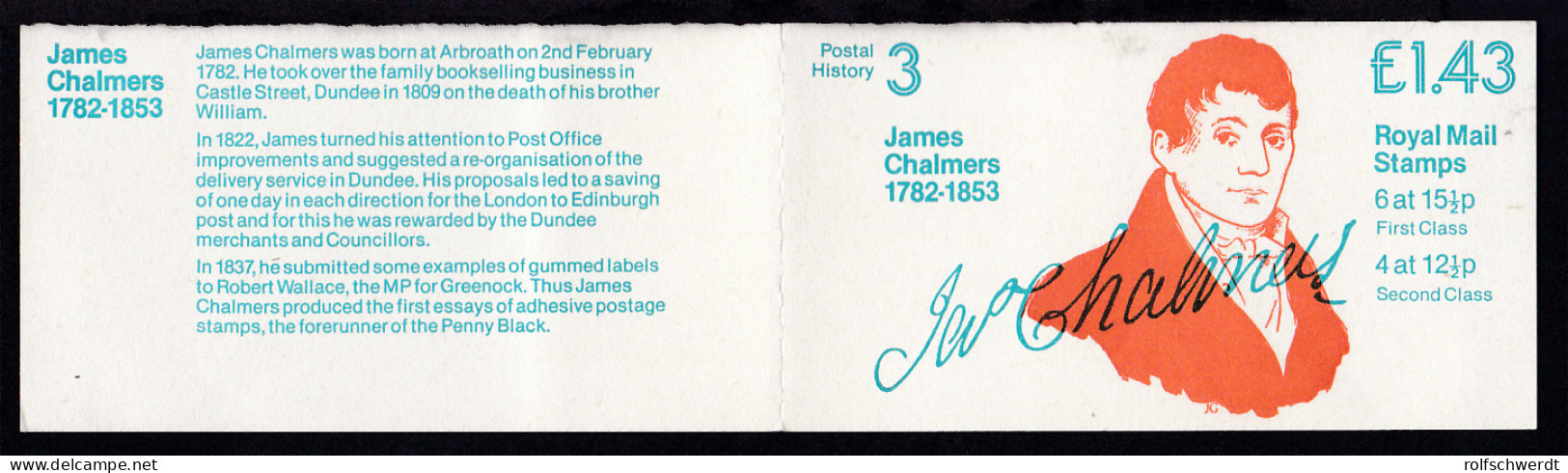 Postal History 3 James Chalmers - Libretti