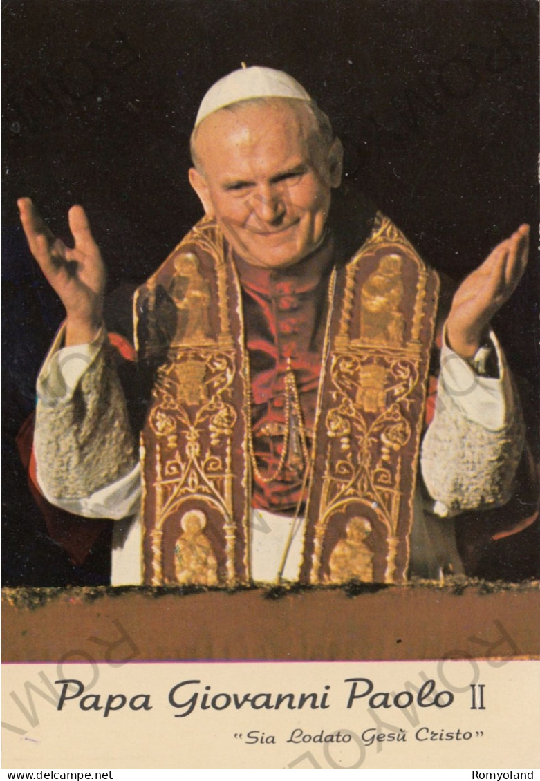 CARTOLINA  B24 CITTA' DEL VATICANO-PAPA GIOVANNI PAOLO II-STORIA,MEMORIA,CULTURA,IMPERO ROMANO,NON VIAGGIATA (1978) - Vatikanstadt