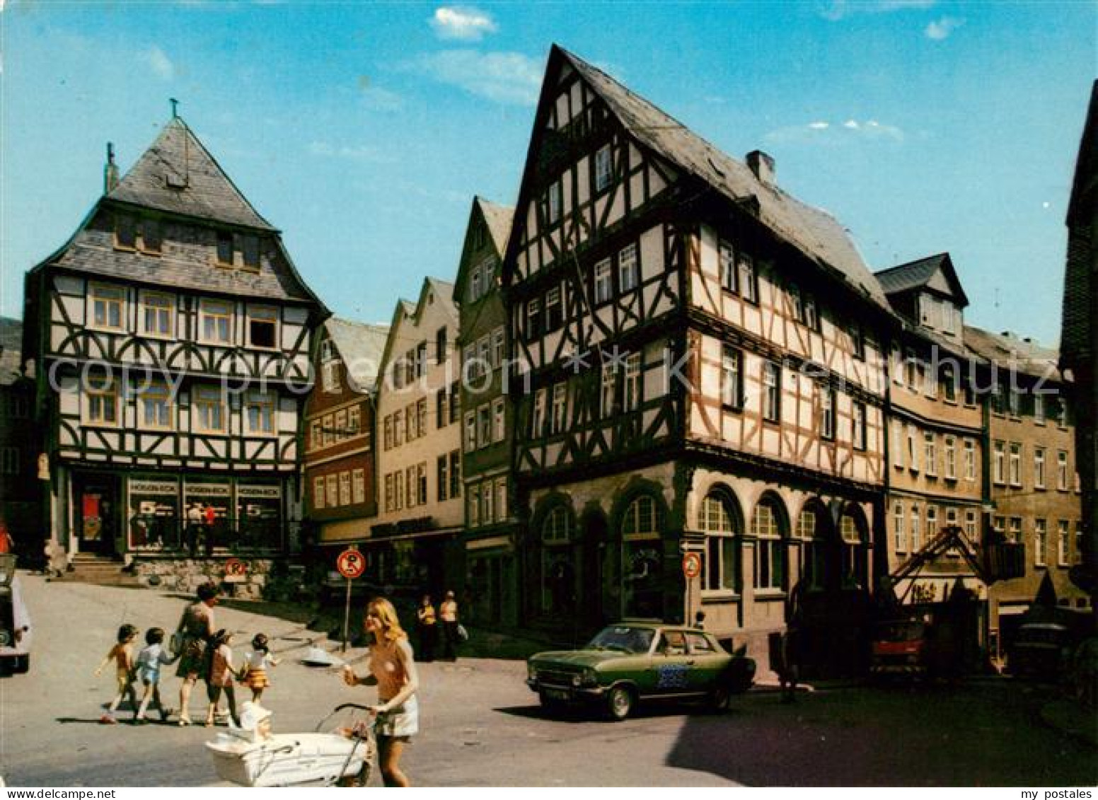 73143927 Wetzlar Eisenmarkt Mit Wertherhaus Und Alte Muenz Wetzlar - Wetzlar