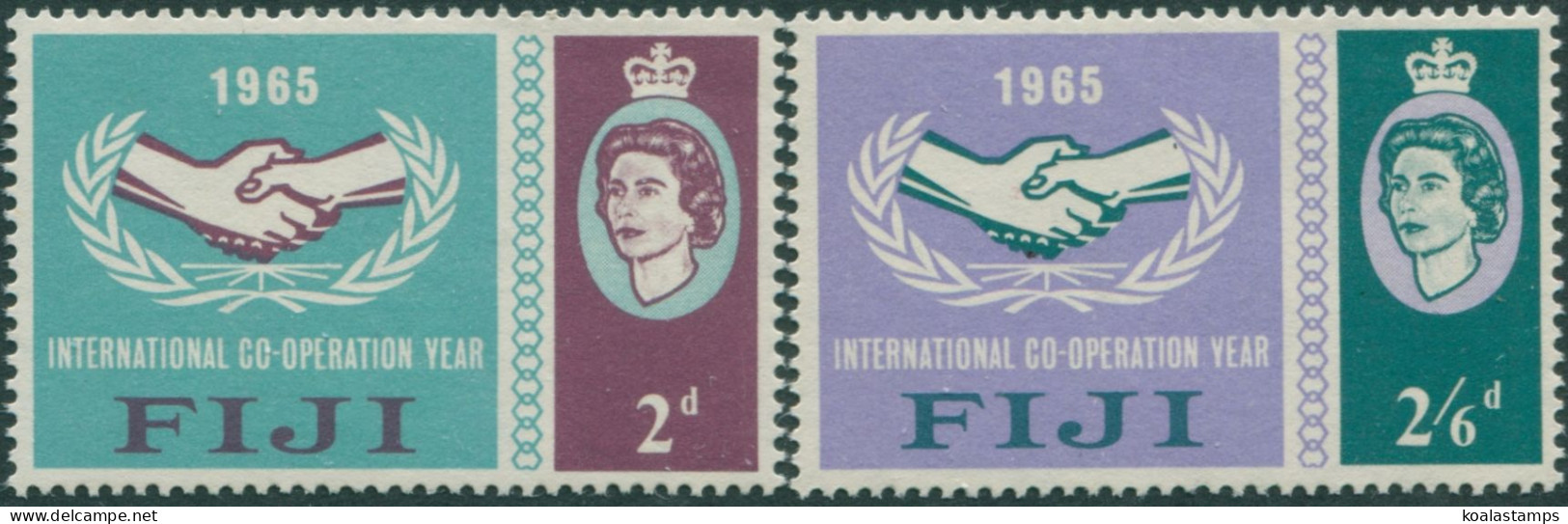 Fiji 1965 SG343-344 ICY Set MNH - Fiji (1970-...)