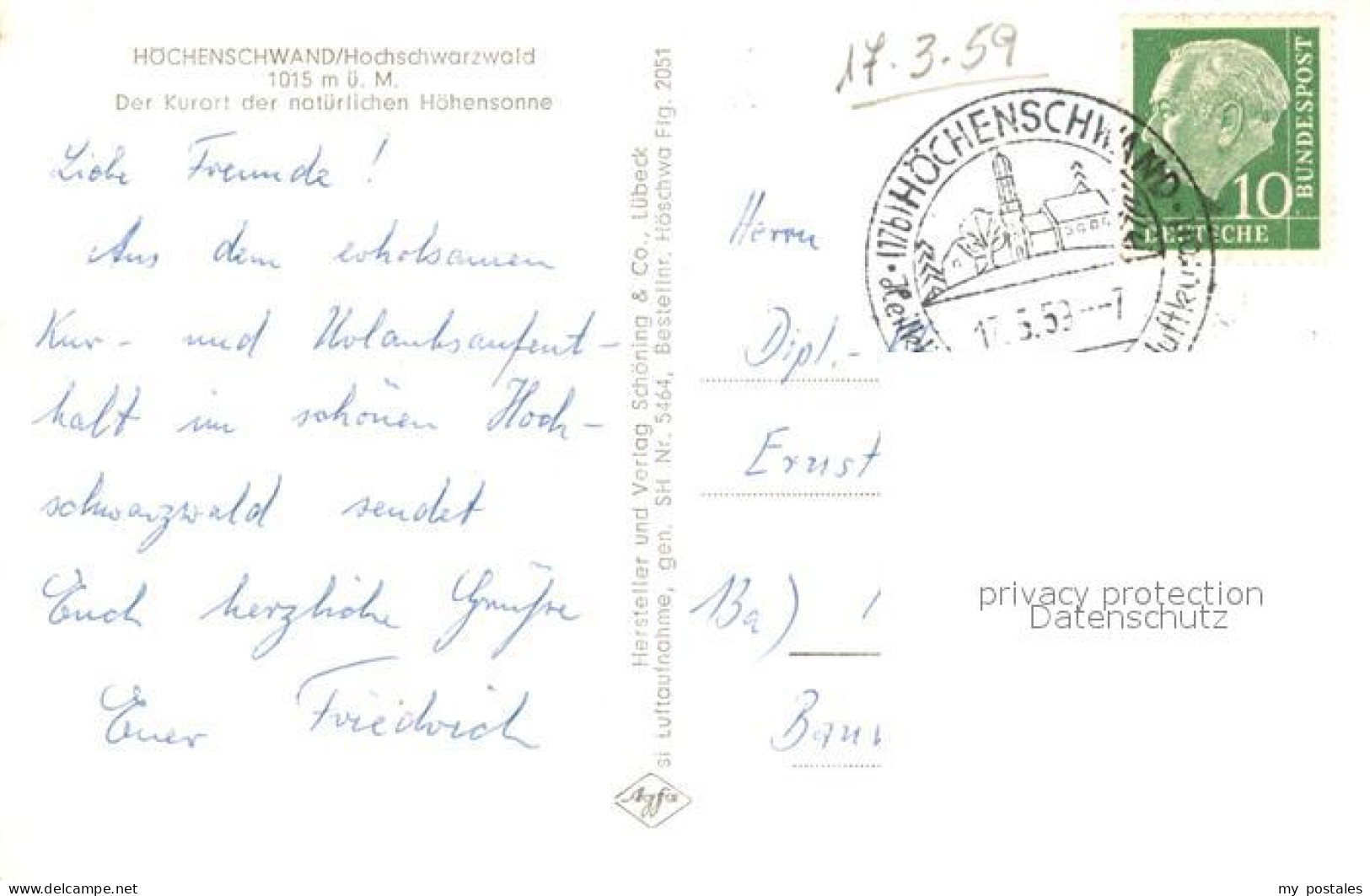 73143028 Hoechenschwand Kurort Schwarzwald Fliegeraufnahme Hoechenschwand - Höchenschwand