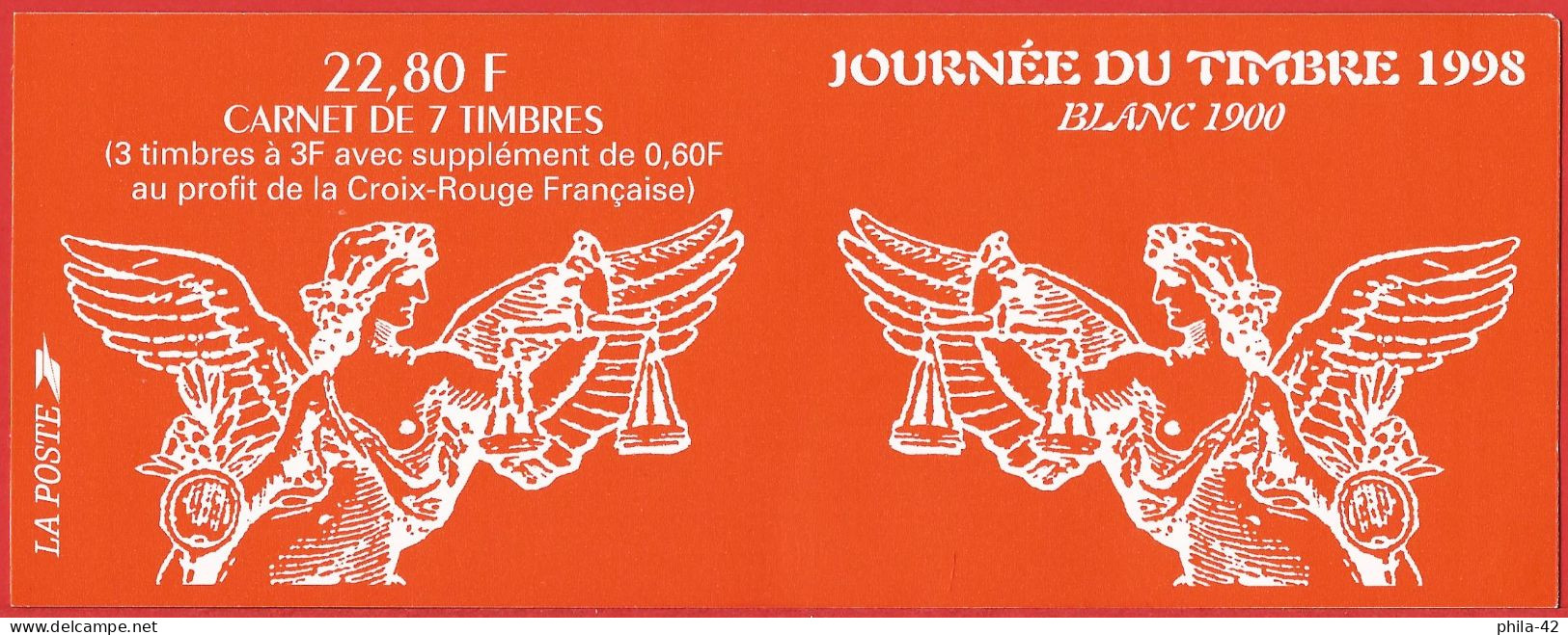 France 1998 - Carnet : Journée Du Timbre ( Sans Timbres ) YT BC 3137 - Stamp Day