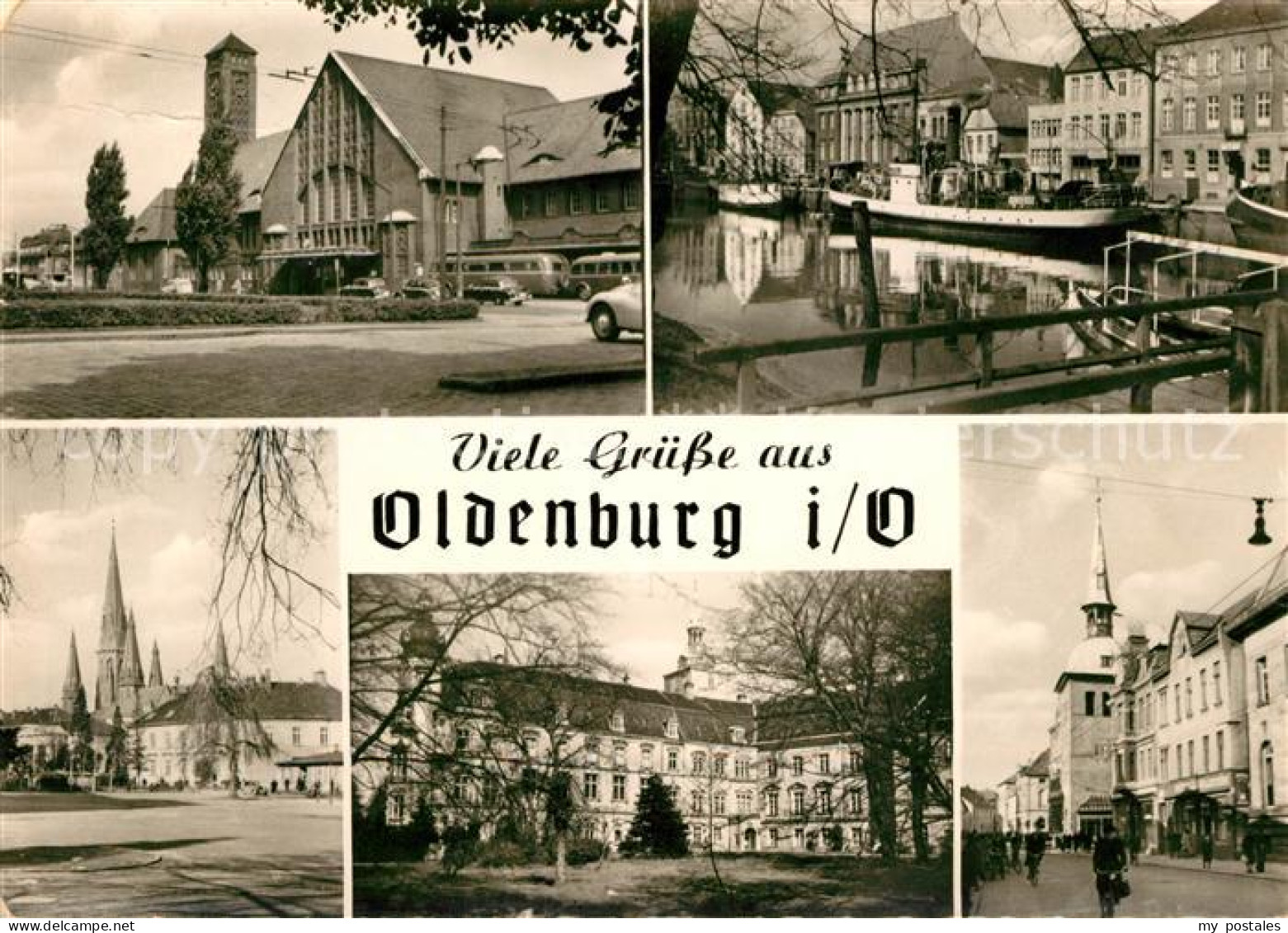 73142872 Oldenburg Niedersachsen Bahnhof Kanal Kirche Schloss Bloherfelde - Oldenburg