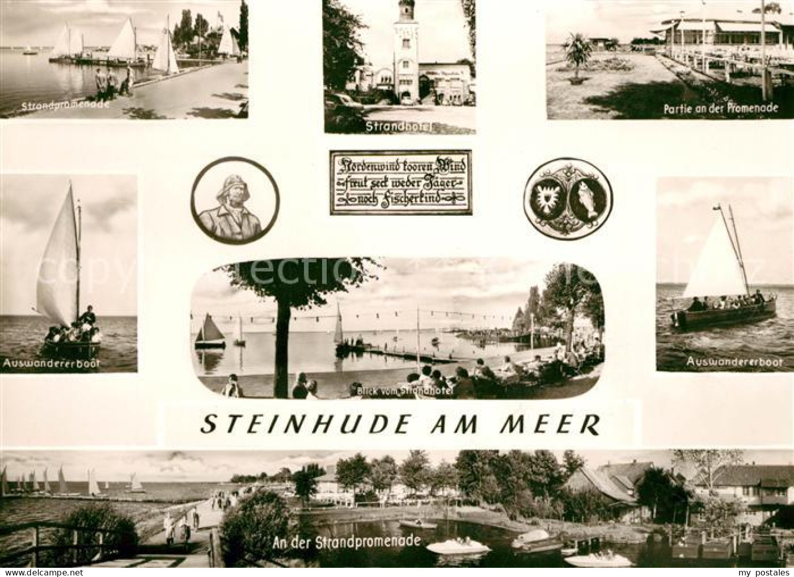 73142079 Steinhude Meer Strandpromenade Strandhotel Promenade Auswanderboot Stei - Steinhude