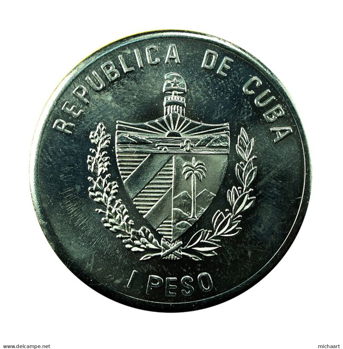 Cuba Coin 1 Peso 1995 Pirates Of The Caribbean Piet Heyn 02762 - Cuba