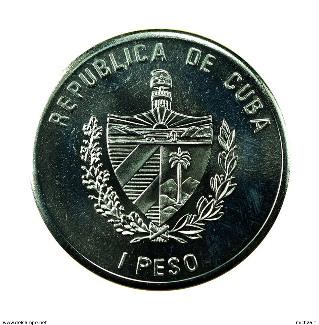 Cuba Coin 1 Peso 1995 Pirates Of The Caribbean Captain Kidd 02764 - Cuba