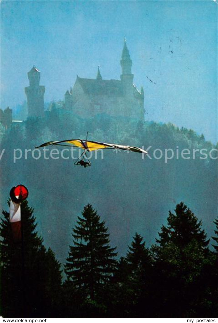 73140425 Drachenflug Drachenflieger Tegelberg Schwangau Drachenflug - Paracaidismo