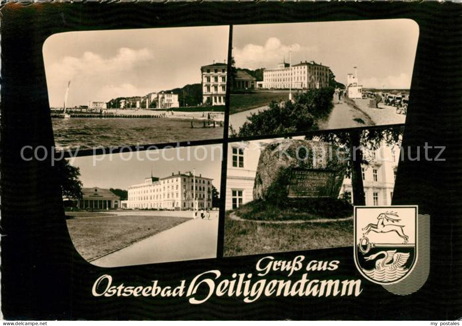 73140324 Heiligendamm Ostseebad Strand Promenade Hotel Gedenkstein Wappen Heilig - Heiligendamm