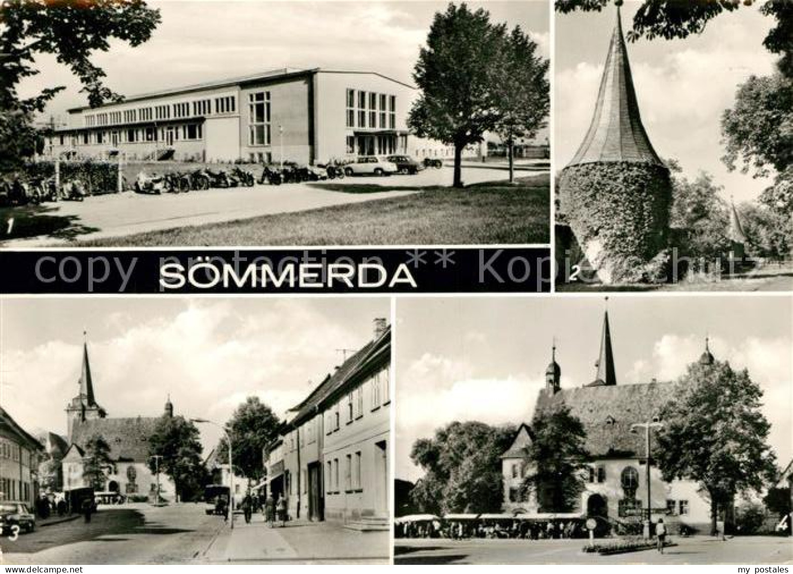 73140242 Soemmerda VEB Bueromaschinenwerk Soemtron Alte Stadtmauer Rathaus Soemm - Sömmerda