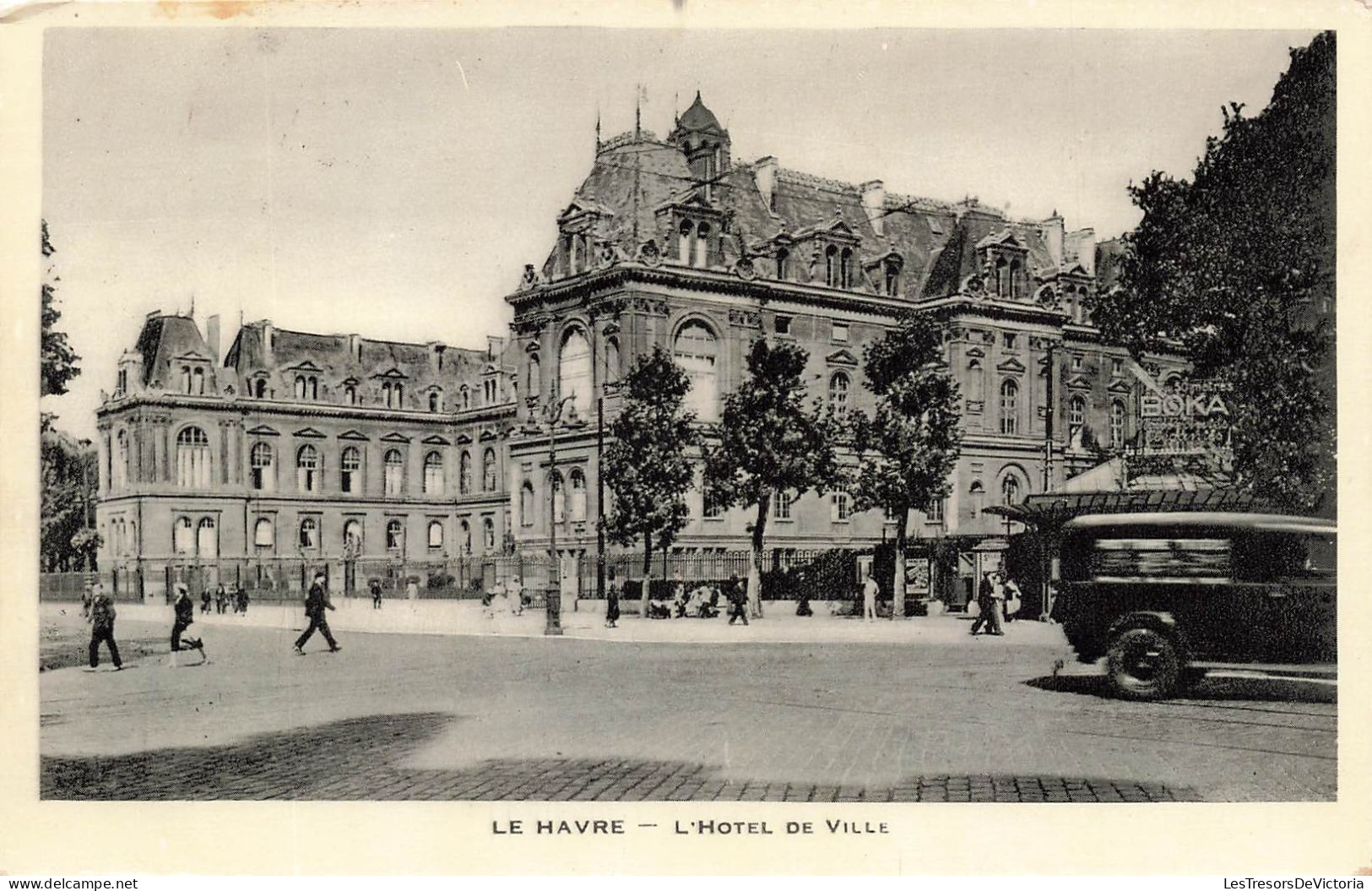 FRANCE - Le Havre - Vue Générale De L'hôtel De Ville - Vue De L'extérieur - Animé - Carte Postale Ancienne - Non Classificati