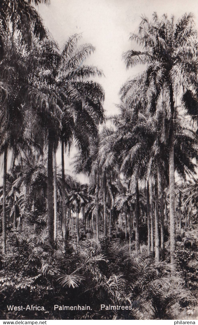 Postkarte West Afrika, Schiffspost S.S. Amstelkerk (1920-1953), Nach Leipzig - Nigeria (1961-...)