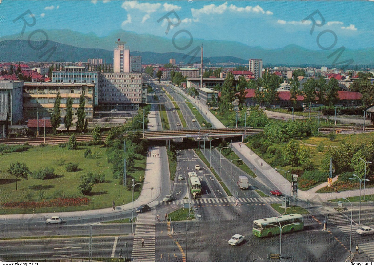 CARTOLINA  B24 LJUBLJANA,SLOVENIA-VIAGGIATA 1971 - Slovénie