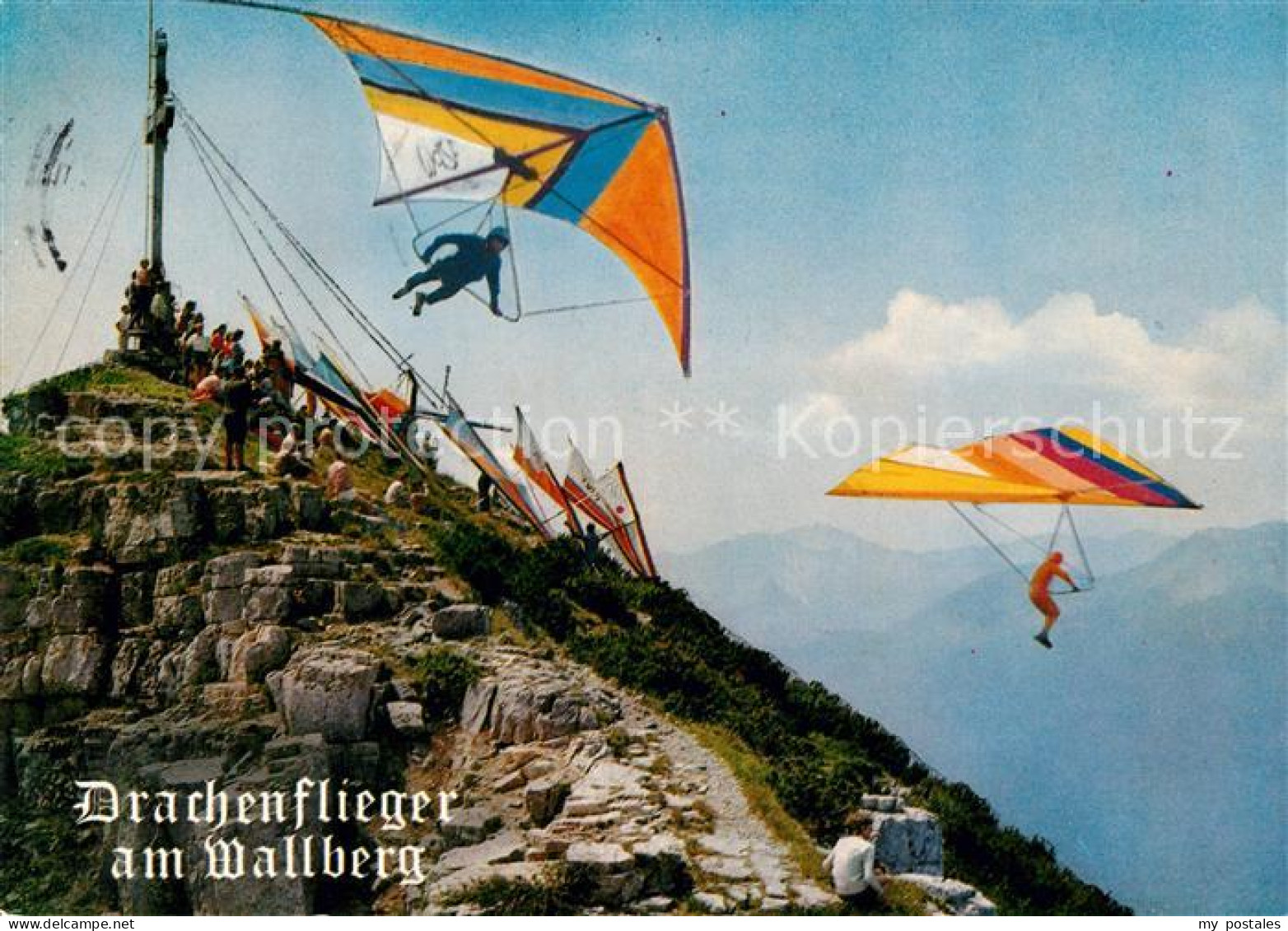 73138871 Drachenflug Drachenflieger Wallberg Rottach-Egern  Drachenflug - Parachutespringen