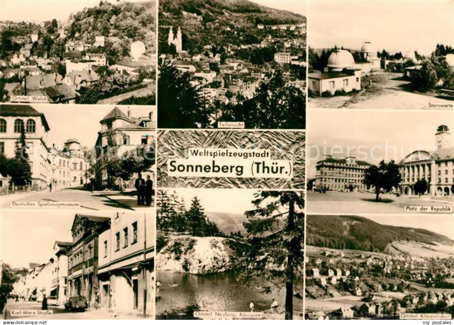 73138612 Sonneberg Thueringen Platz Der Republik Karl-Marx-Strasse  Sonneberg - Sonneberg