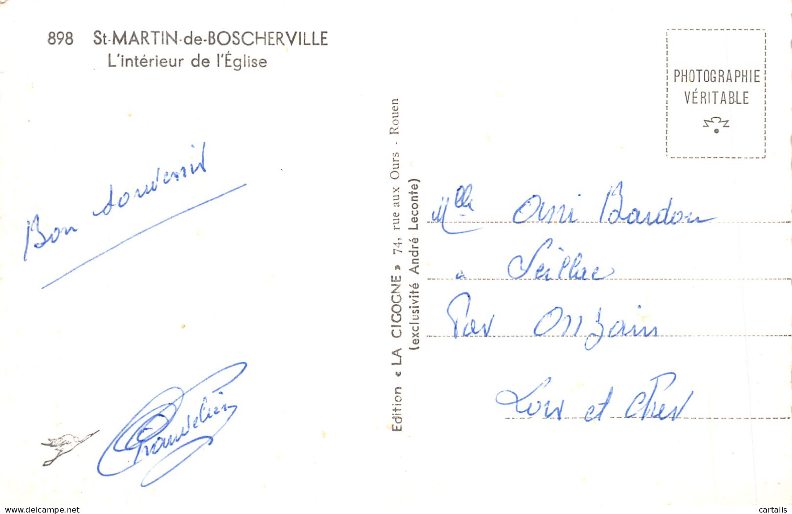 76-SAINT MARTIN DE BOSCHERVILLE-N°4234-B/0085 - Saint-Martin-de-Boscherville