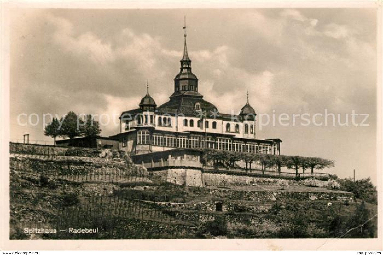 73137991 Radebeul Spitzhaus Hotel Restaurant Aussichtspunkt Radebeul - Radebeul