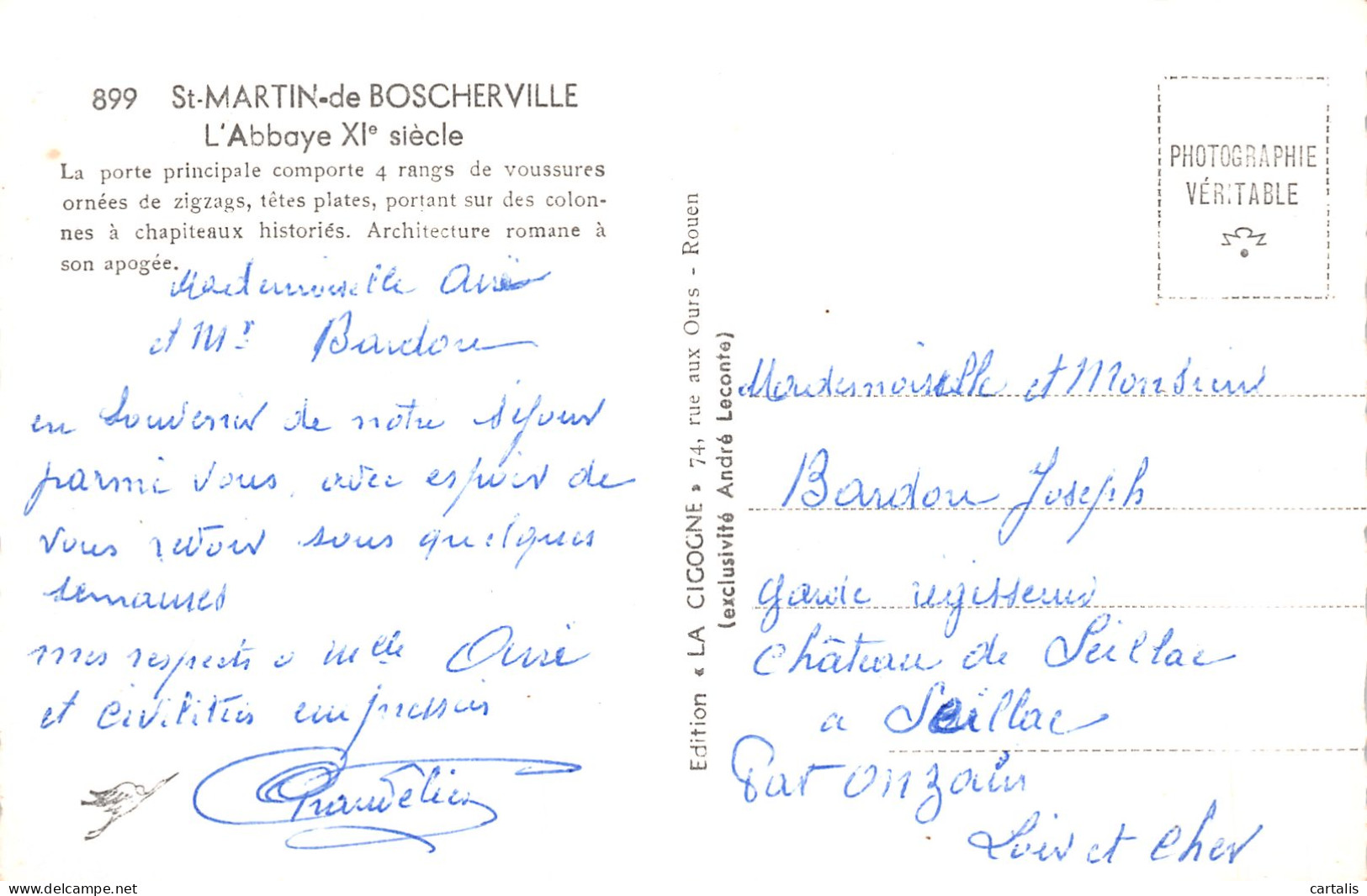 76-SAINT MARTIN DE BOSCHERVILLE-N°4236-A/0029 - Saint-Martin-de-Boscherville