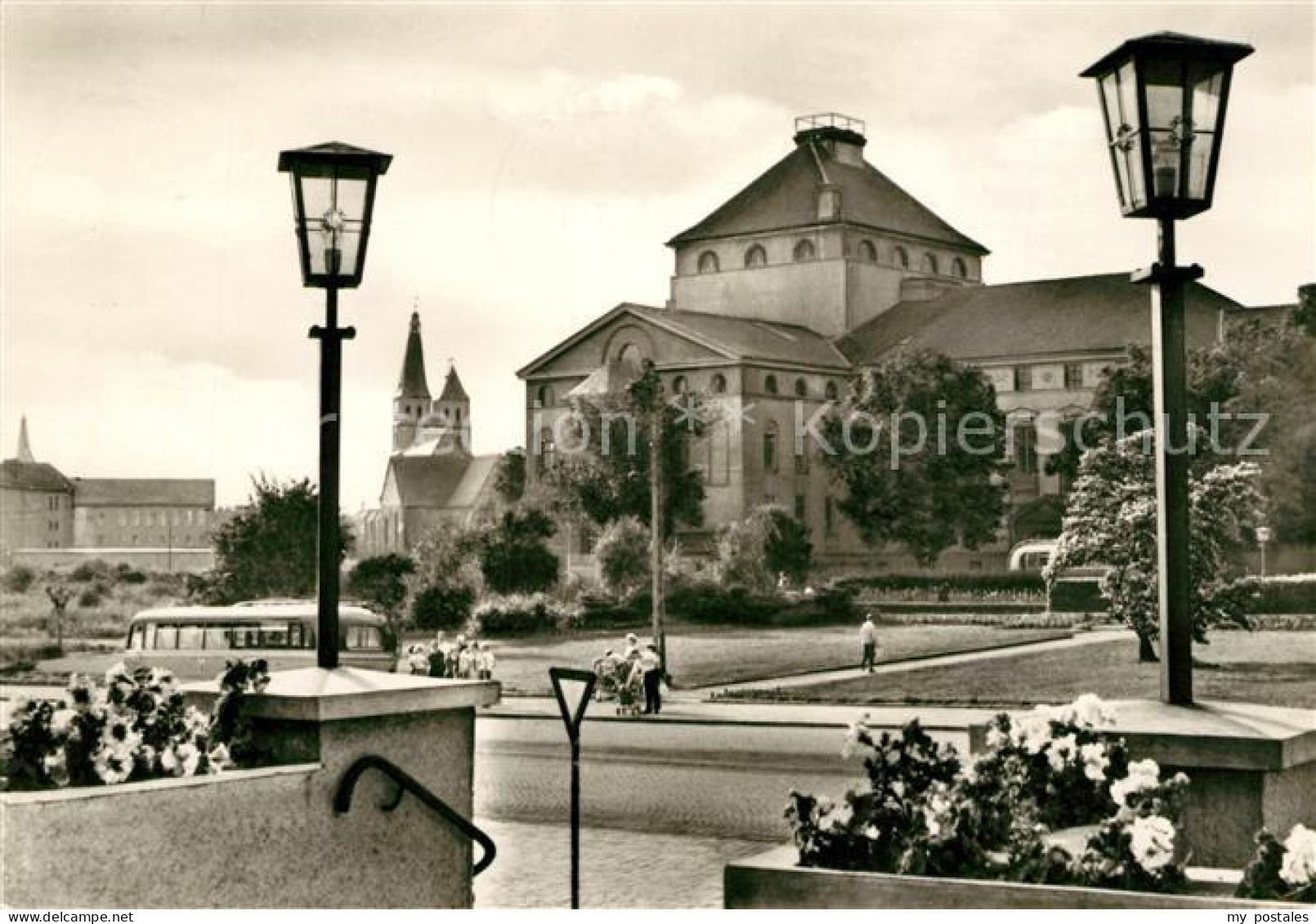 73136756 Nordhausen Thueringen Blick Zum Theater Nordhausen Thueringen - Nordhausen