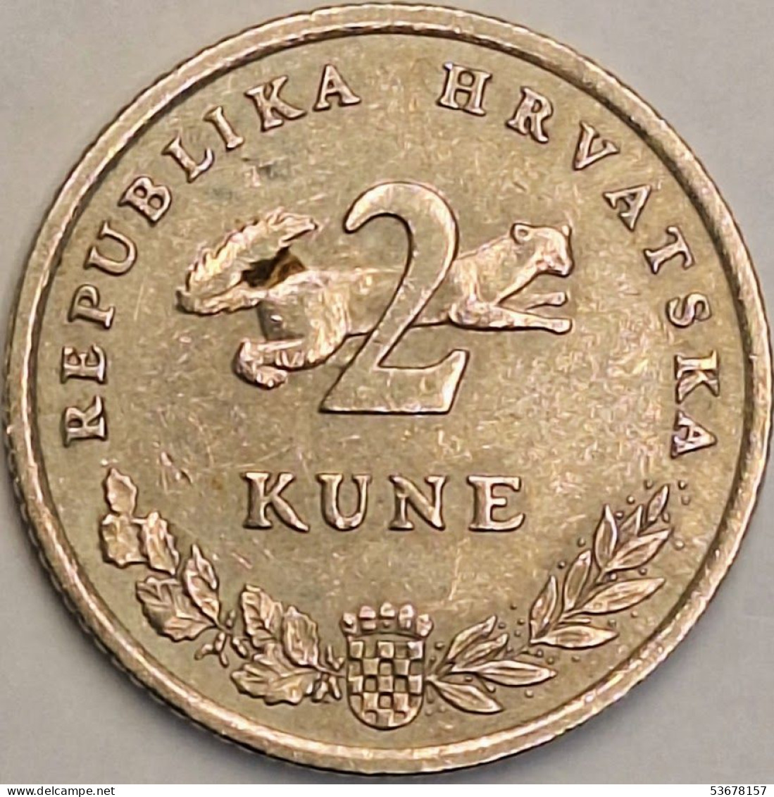 Croatia - 2 Kune 2002, KM# 21 (#3564) - Croacia