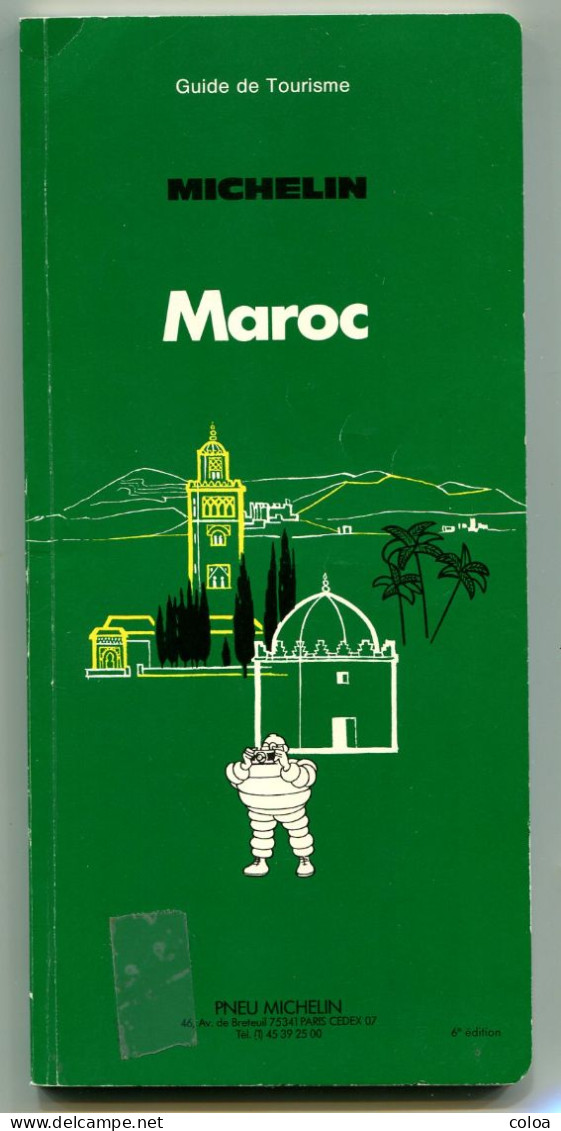 Guide Vert Michelin MAROC 1988 - Voyages