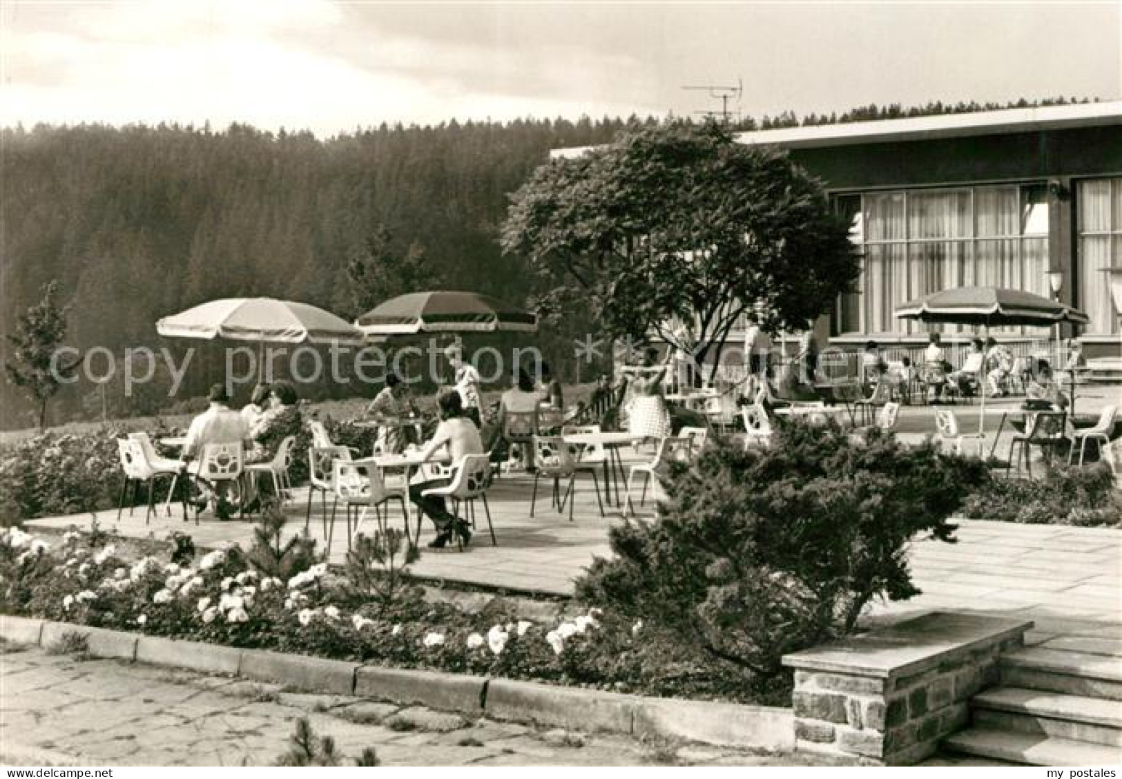 73135664 Rauschenbach Neuhausen FDGB Erholungsheim Paul Gruner Terrasse Rauschen - Neuhausen (Erzgeb.)