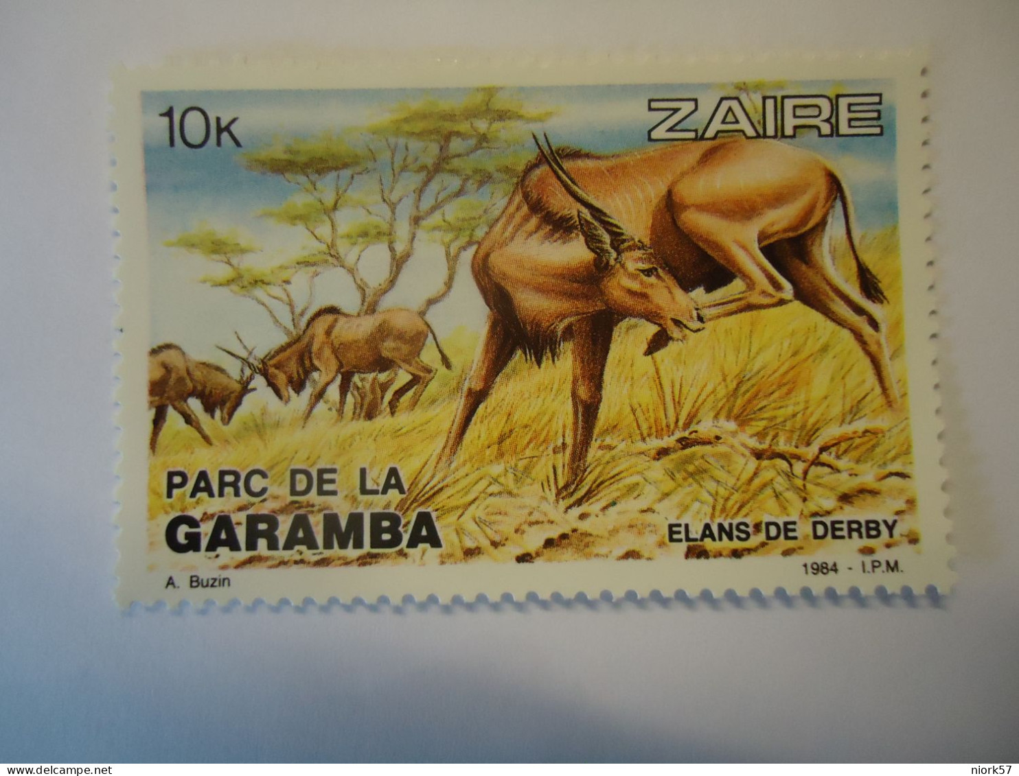 ZAIRE  MNH    STAMPS  ANIMALS   DEARS - Rhinocéros