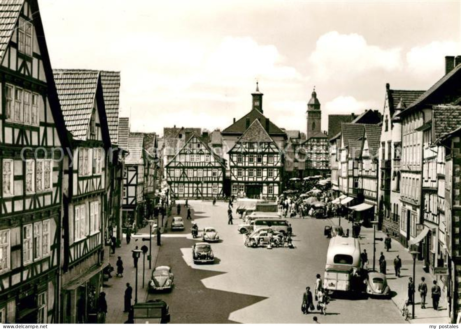 73135164 Eschwege Marktplatz Mit Altem Rathaus Eschwege - Eschwege