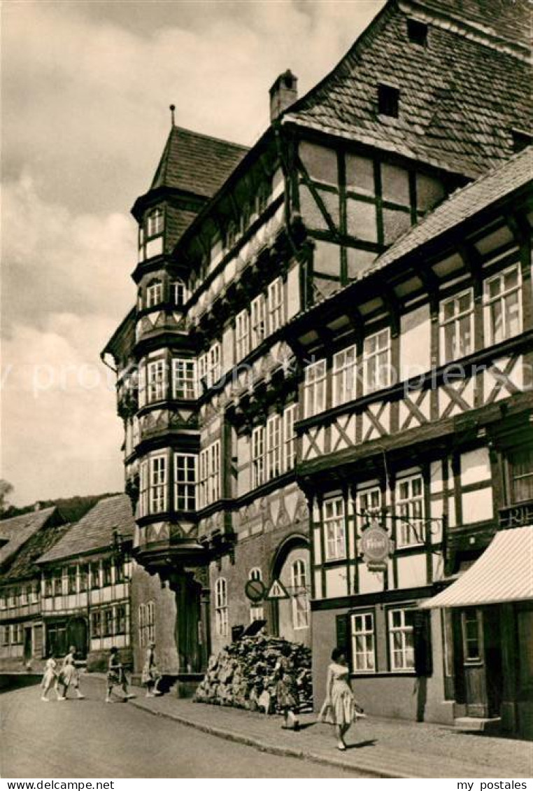 73134978 Stolberg Harz Kulturhaus Mit Heimatmuseum Fachwerkhaeuser Stolberg Harz - Stolberg (Harz)