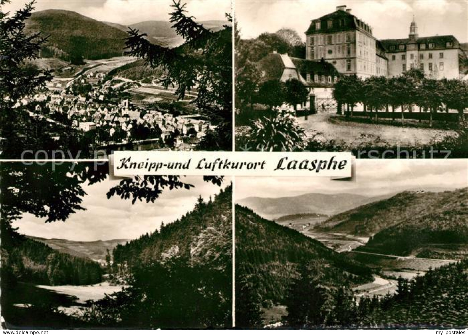 73134956 Bad Laasphe Landschaftspanorama Kneipp- Und Luftkurort Kurheim Bad Laas - Bad Laasphe