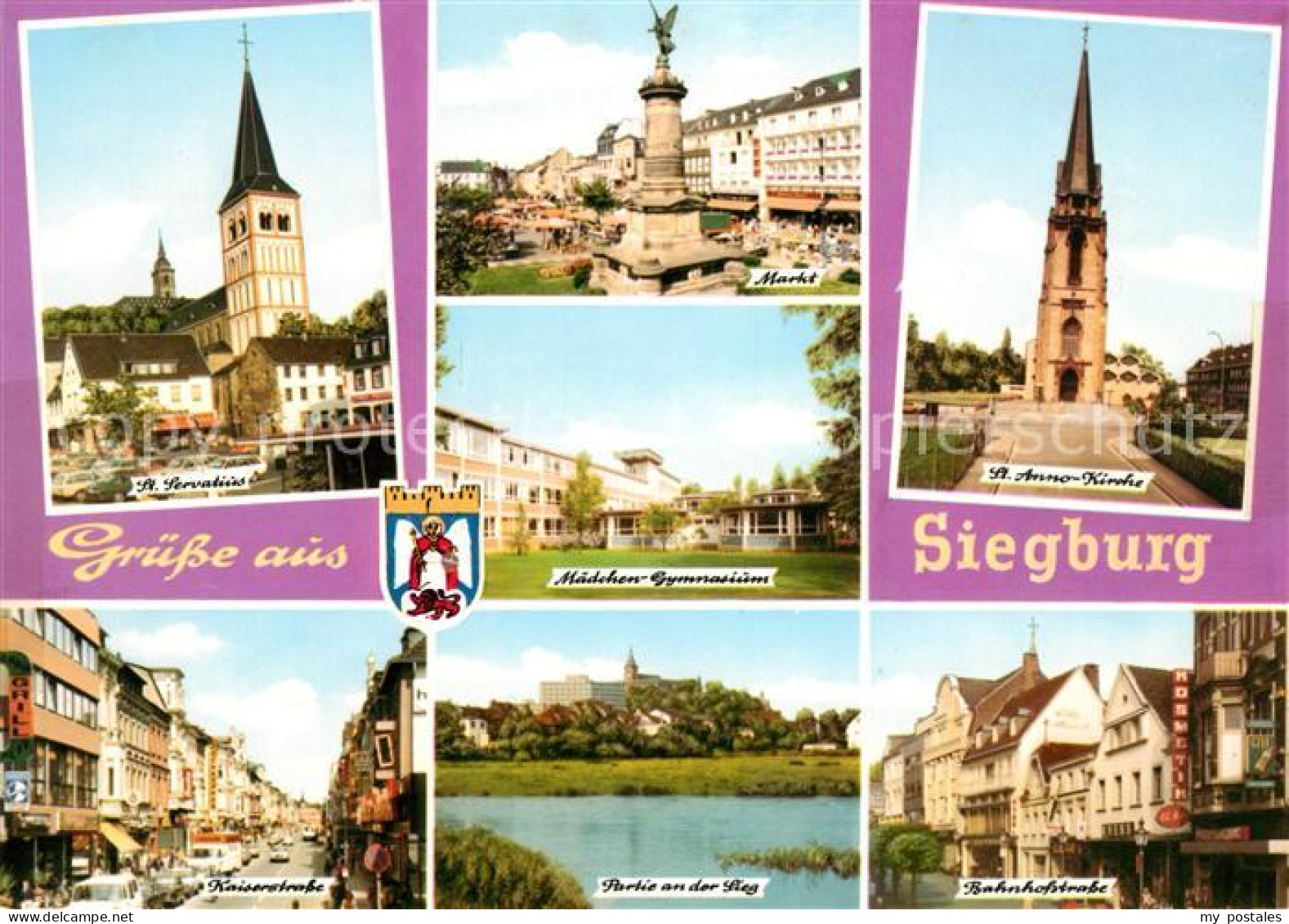73134895 Siegburg St. Anno-Kirche Markt Bahnhofstrasse  Siegburg - Siegburg