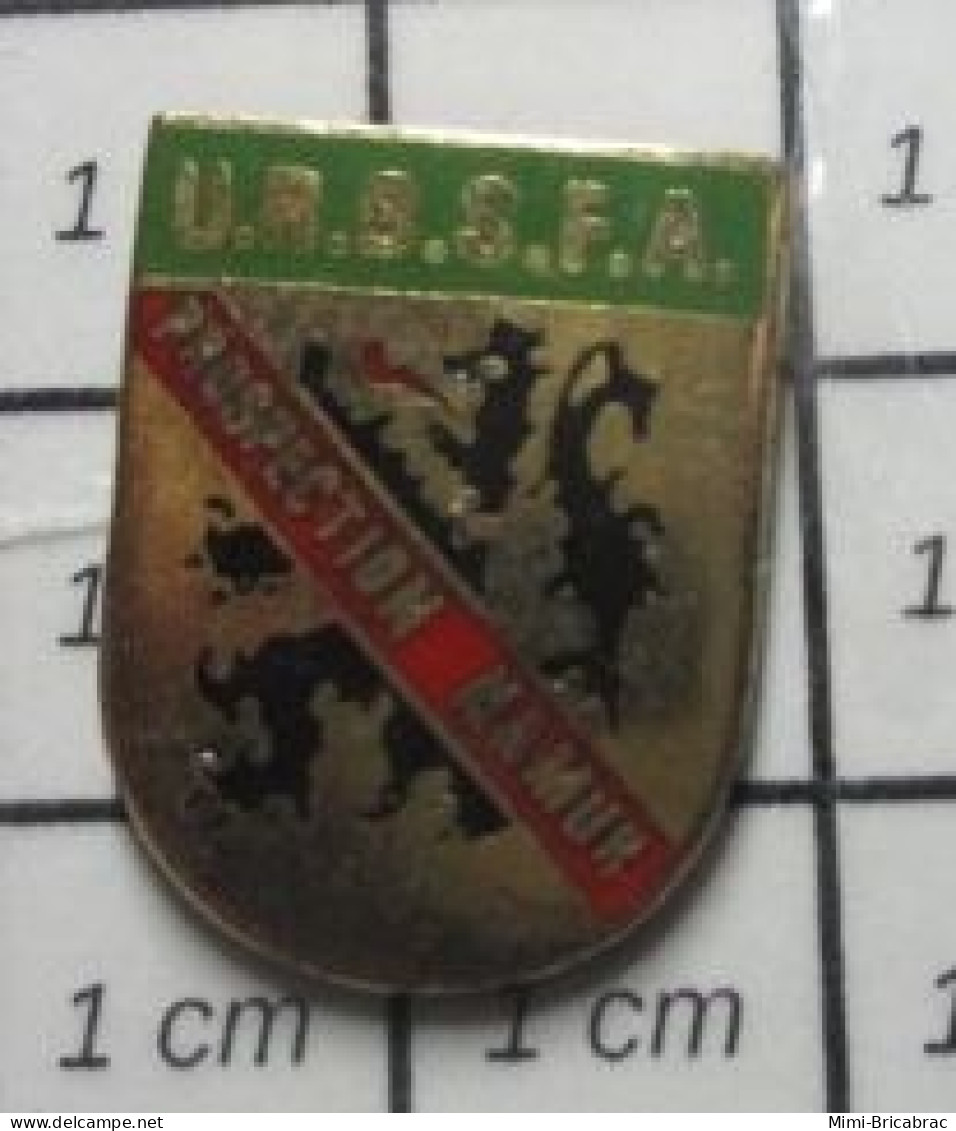 718A  Pin's Pins / Beau Et Rare / ASSOCIATIONS / URBSFA PROSPECTION NAMUR Union Royale Belge Des Sociétés De Foo - Football