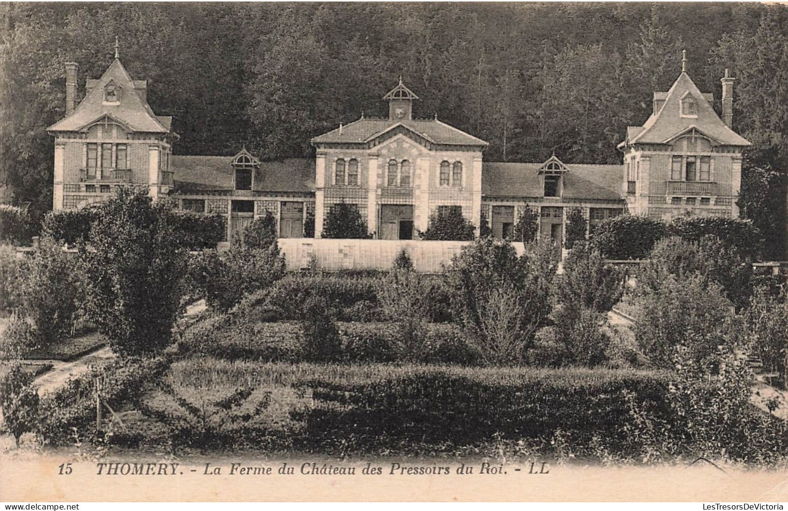 FRANCE - Thomery - Vue Générale De La Ferme Du Château Des Pressoirs Du Roi - L L - Carte Postale Ancienne - Fontainebleau