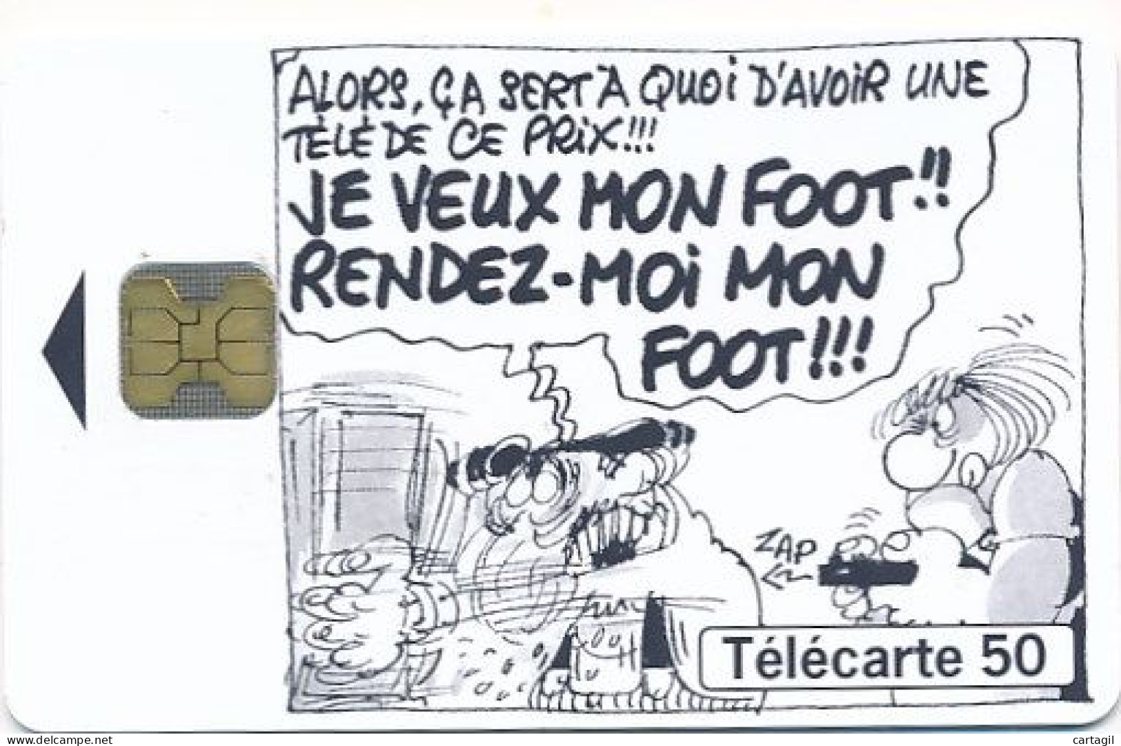 Télécarte France (05/98) Coupe Du Monde Foot 98-illustration Humour  (visuel, Puce, état, Unités, Etc Voir Scan) + Port - Unclassified