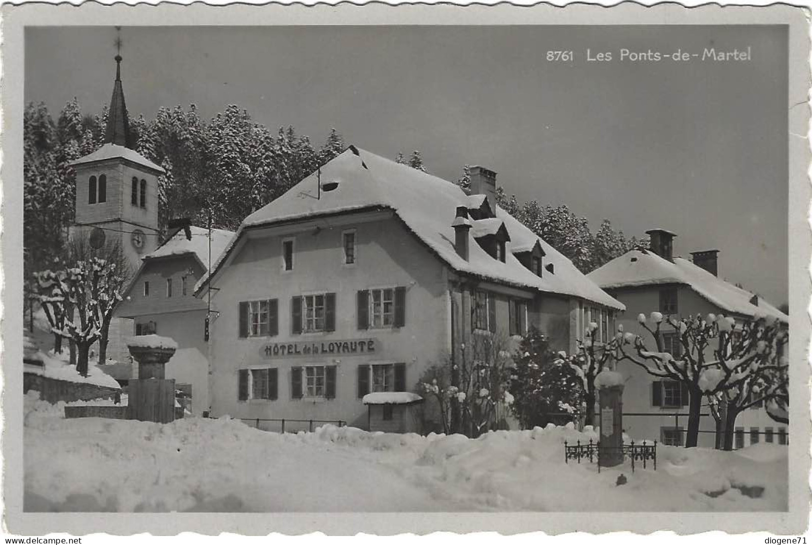 Les Ponts-de-Martel 1941 Hôtel De La Loyauté - Ponts-de-Martel