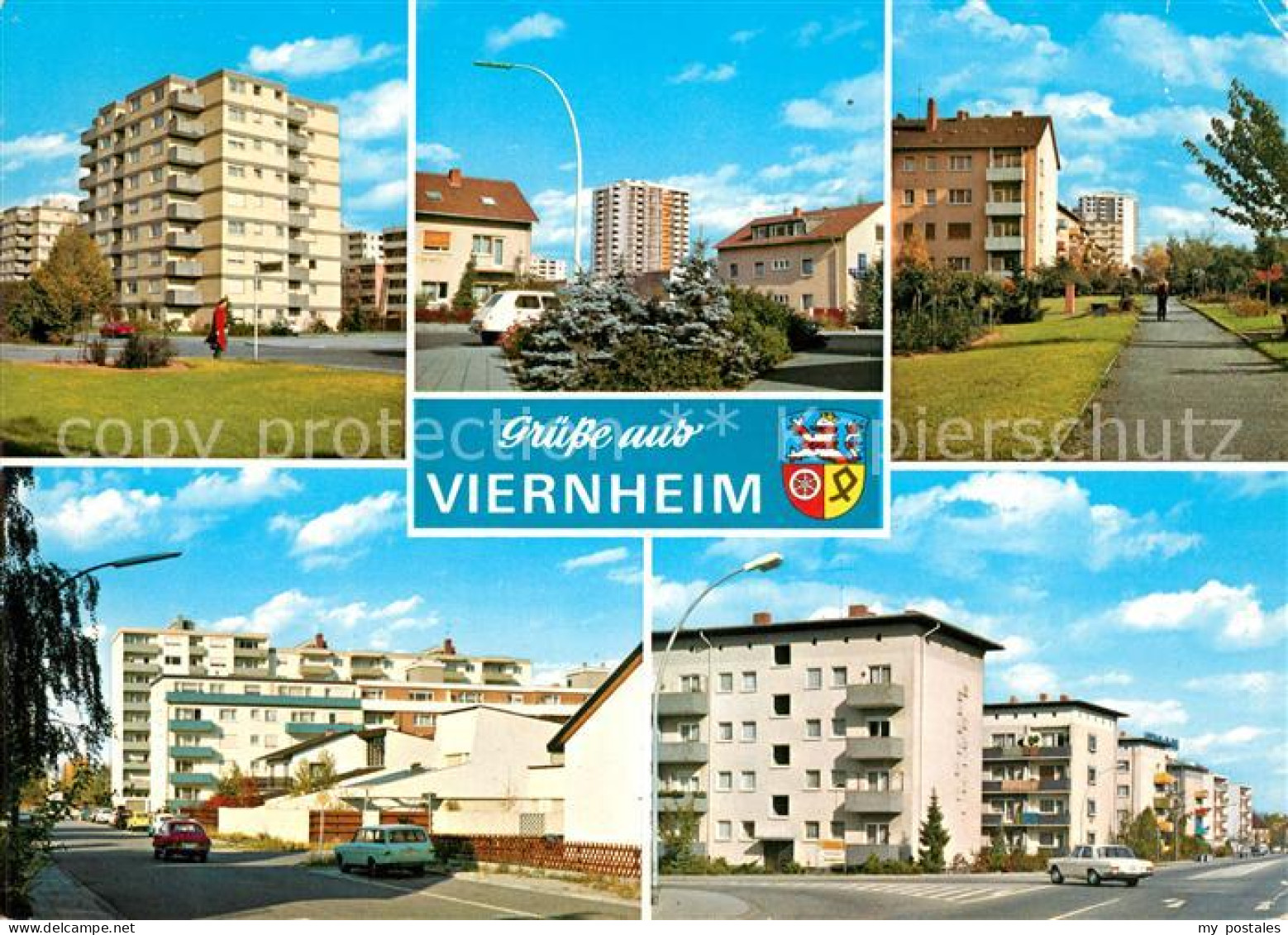 73133078 Viernheim Siedlung Hochhaeuser Viernheim - Viernheim