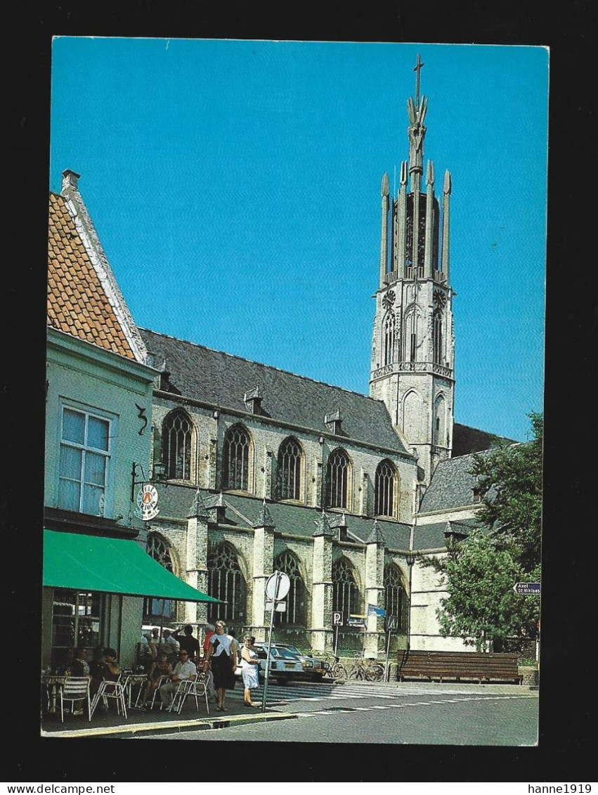 Hulst Basiliek St Willibrordus Foto Prentkaart Zeeland Nederland Htje - Hulst