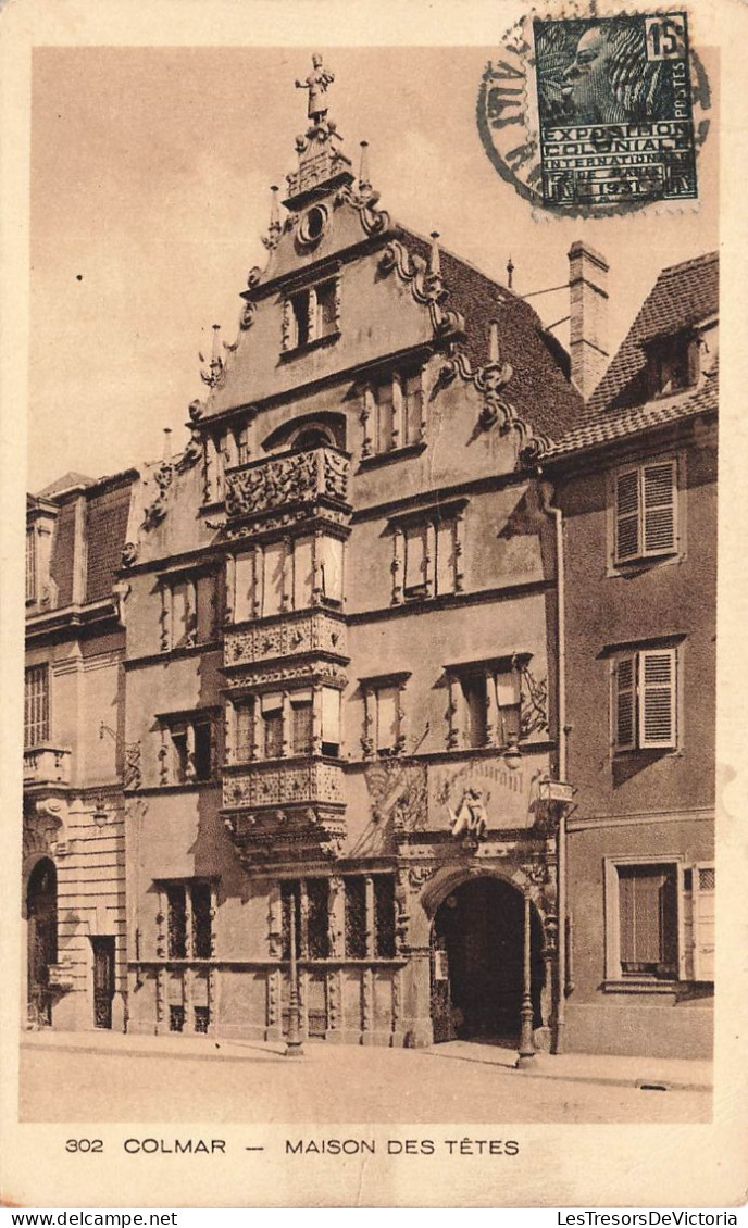 FRANCE - Colmar - Maison Des Têtes - Carte Postale Ancienne - Colmar