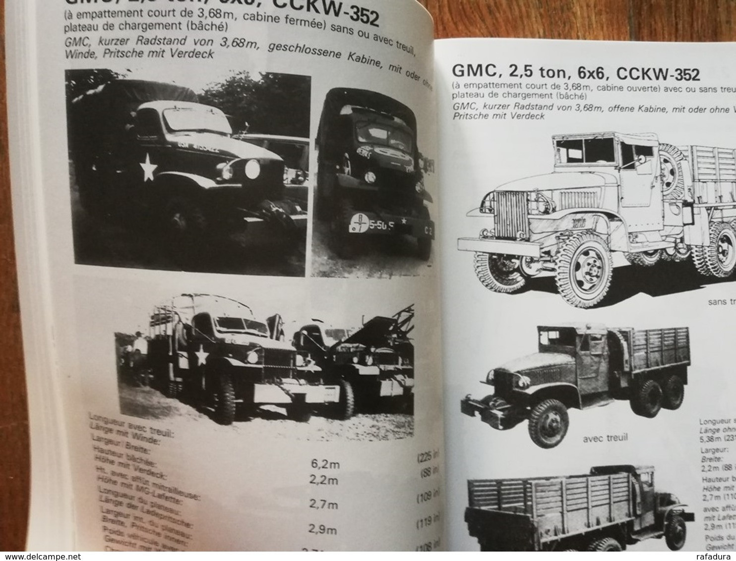 GMC 352 353 CCKW BECKER La Bible !  6X6 USA WW2 Militaria - Vehículos