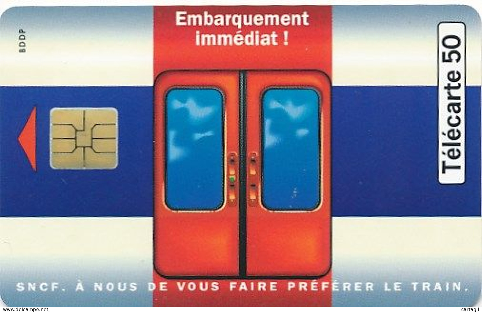 Télécarte France (09/97) RER B (visuel, Puce,  état, Unités, Etc Voir Scan) + Port - Ohne Zuordnung
