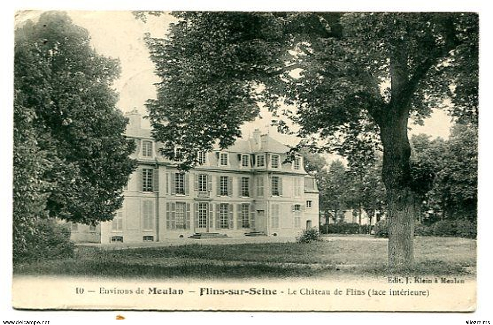 CPA   76 : FLINS   Le Château     VOIR  DESCRIPTIF  §§§ - Flins Sur Seine