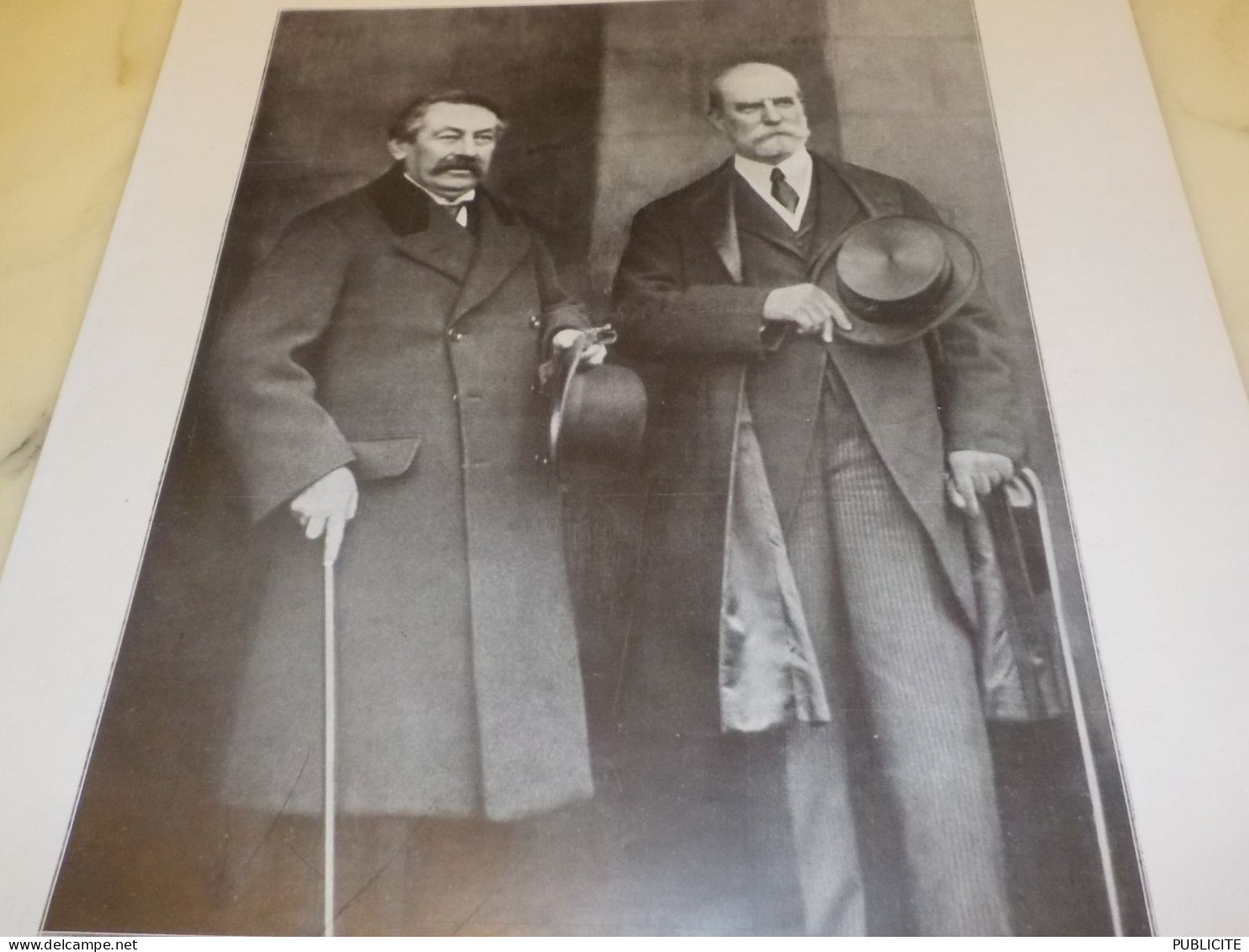 PHOTO RENCONTRE MR BRIANT ET MR HUGHES 1921 - Non Classés