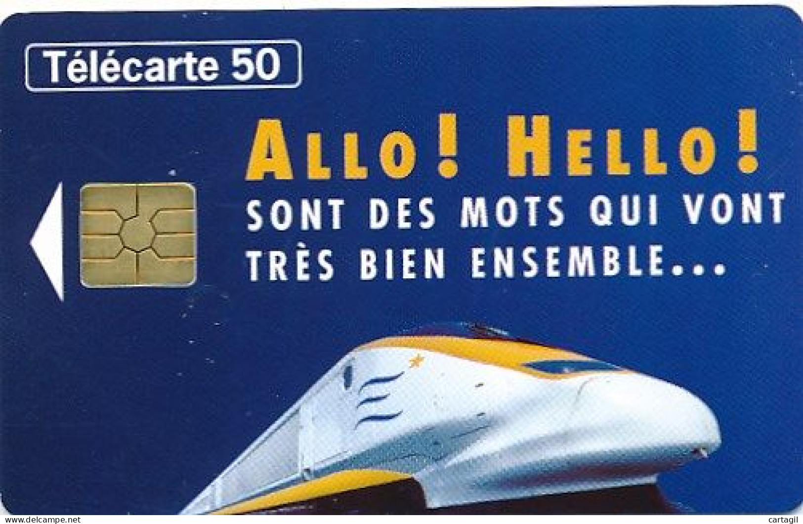 Télécarte France (07/97) Eurostar (visuel, Puce,  état, Unités, Etc Voir Scan) + Port - Non Classés